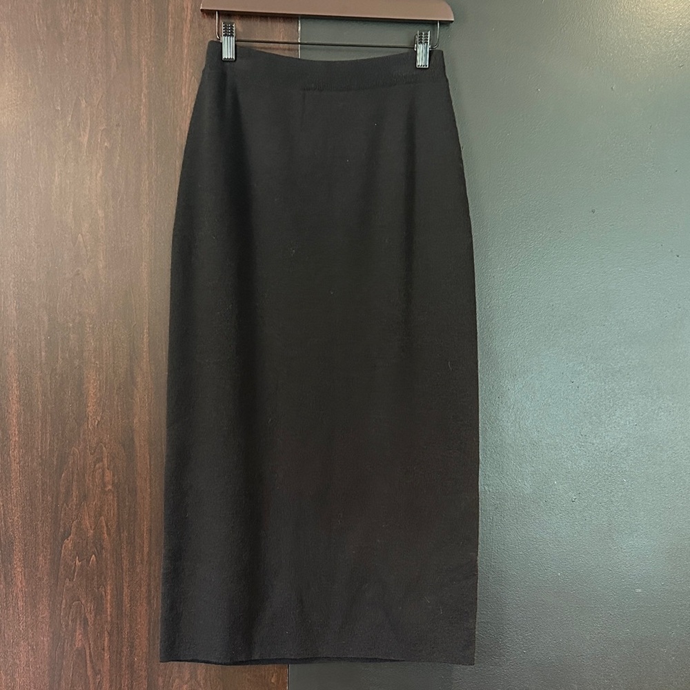 Eileen Fisher Black Pencil Skirt